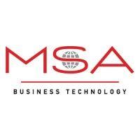 msa business technology logo image