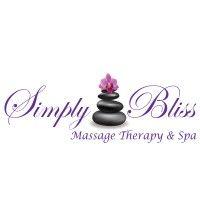 simply bliss massage therapy logo image