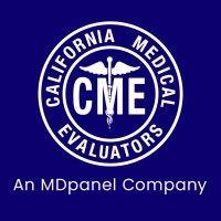 california medical evaluators logo image