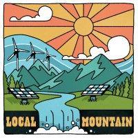 local mountain | solar energy copywriting, content planning, seo, and data visualization logo image