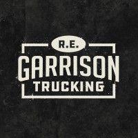 r.e. garrison trucking, inc. logo image