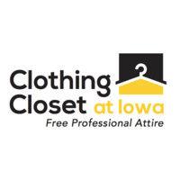 clothing closet at iowa logo image