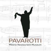 pavarotti milano restaurant museum logo image