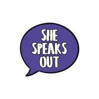 she speaks out ® logo image