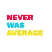 never was average logo image