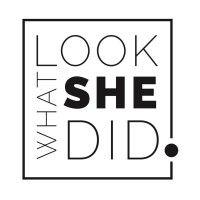 look what she did! logo image