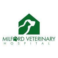 milford veterinary hospital logo image