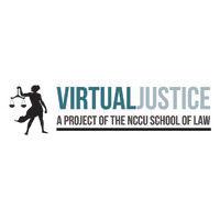 nccu school of law virtual justice project logo image