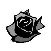 black rose writing logo image