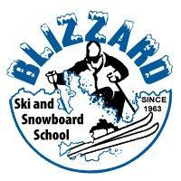 blizzard ski & snowboard school logo image