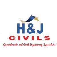 h&j civils logo image