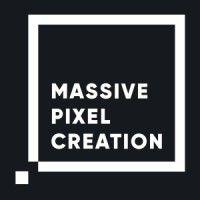 massive pixel creation logo image