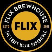 flix entertainment | flix brewhouse | cinema breweries logo image