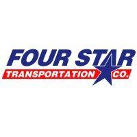 four star transportation logo image