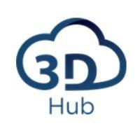 3d cloud hub logo image