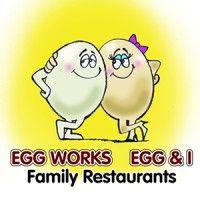 egg works / egg and i family restaurants logo image