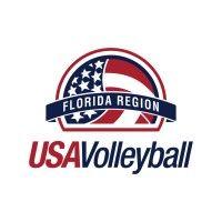 florida region of usa volleyball logo image