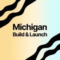 michigan build and launch logo image