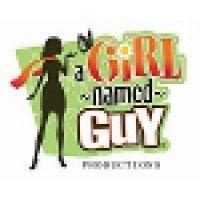 a girl named guy productions logo image