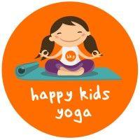 happy kids yoga logo image