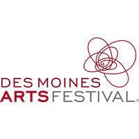 des moines arts festival logo image