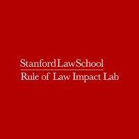 stanford law school rule of law impact lab logo image