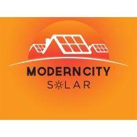 modern city solar logo image