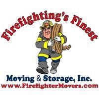 firefighting's finest moving and storage logo image