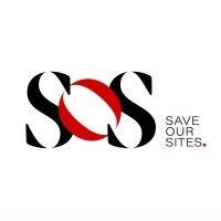 sos save our sites logo image