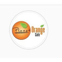 planet orange cafe logo image