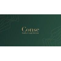 conse law firm logo image