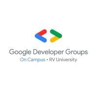 google developer groups on campus, rv university