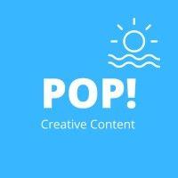 pop! creative content logo image