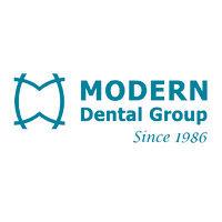 modern dental group logo image