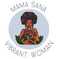 mama sana vibrant woman logo image