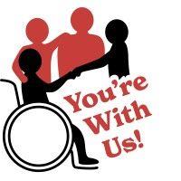 you're with us! logo image