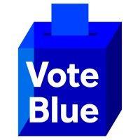 vote blue logo image