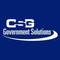 csg government solutions logo image