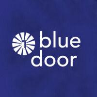 blue door creative development logo image