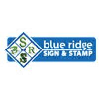 blue ridge sign & stamp logo image