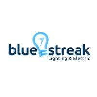 blue streak lighting & electric logo image